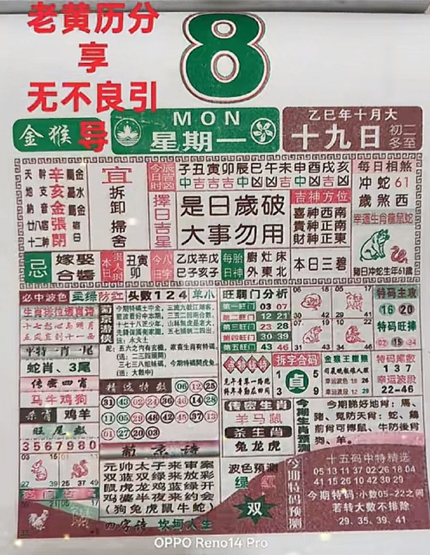 2025年12月8日.十月十九，星期一2025年12月8日.十月十九，星期一