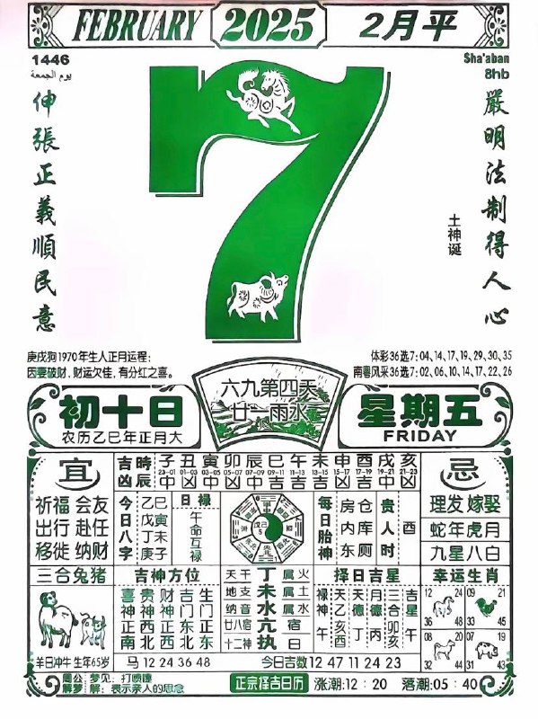 2025年2月7日正月初十，星期五2025年2月7日正月初十，星期五