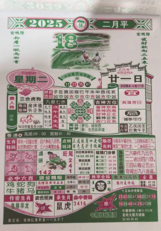 2025年2月18日 正月二十一，星期二2025年2月18日 正月二十一，星期二