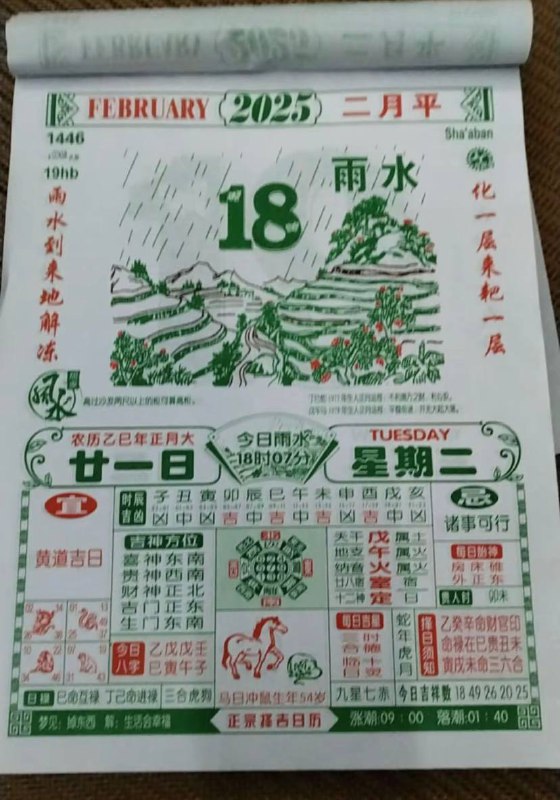 2025年2月18日 正月二十一，星期二2025年2月18日 正月二十一，星期二